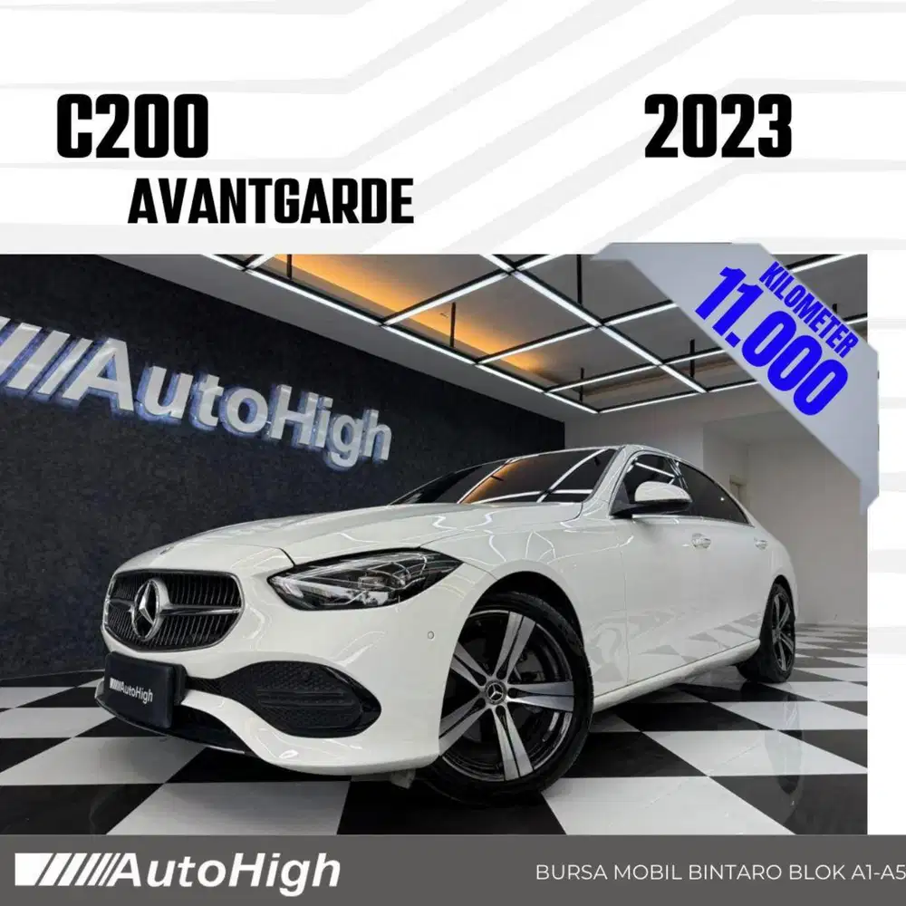 DP10% [Km11.000] C200 Avantgarde 2023 White Reg 2022 #AUTOHIGH
