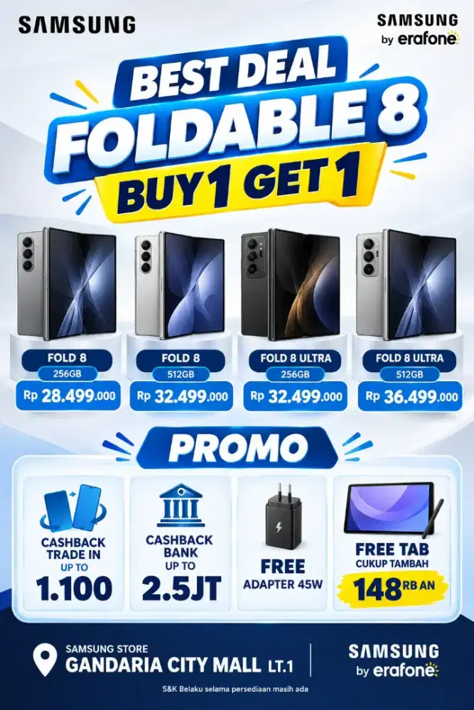 Foldable 8 Buy 1 Get 1