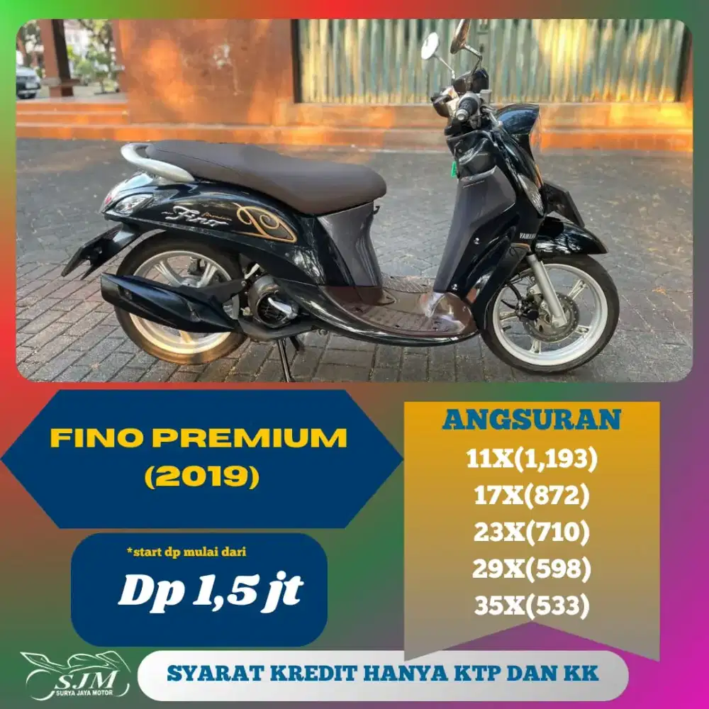 YAMAHA FINO PREMIUM 2019 MESIN HALUS