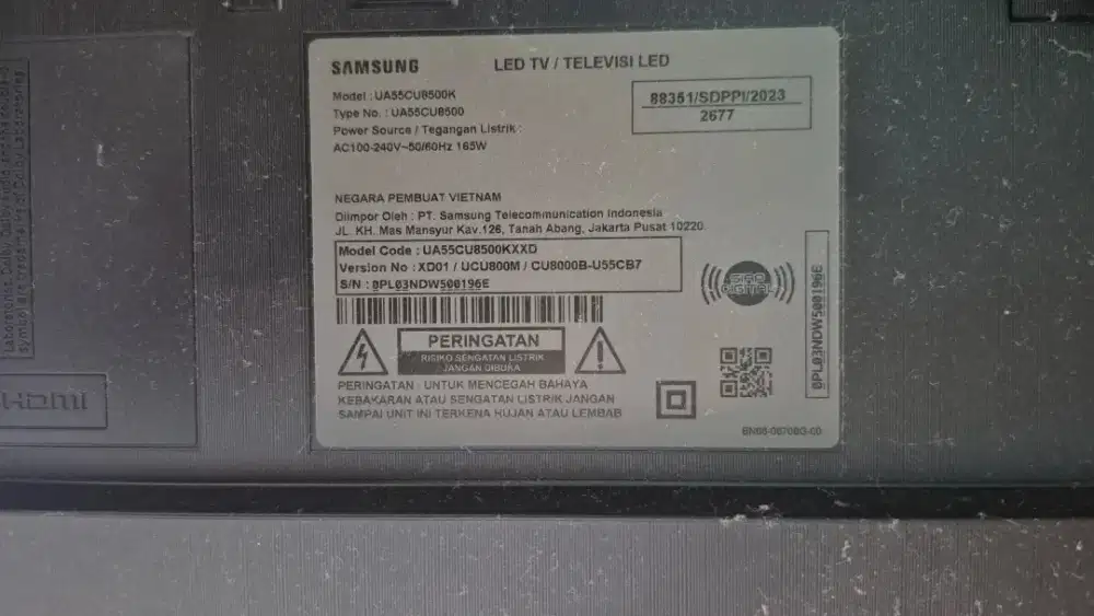 Samsung TV LED 55 Inch
