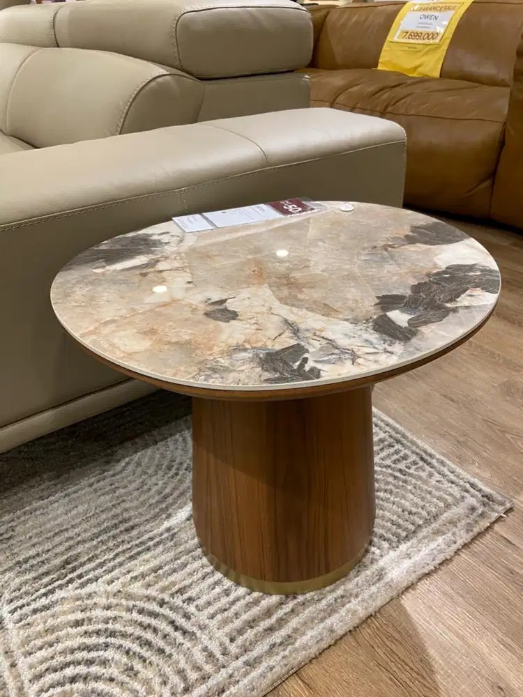 NOAH Side Table Walnut/MEJA  KERAMIK/CERAMIC TABLE TOP