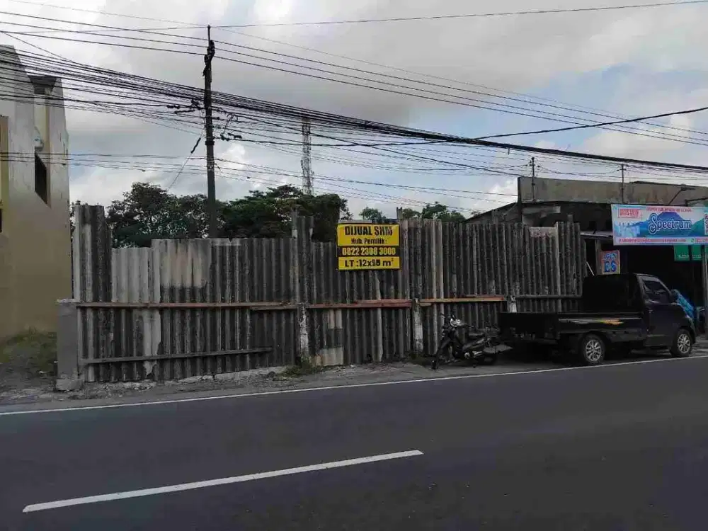 dijual Tanah sudah pagar keliling , depan Kampus UII Jogja