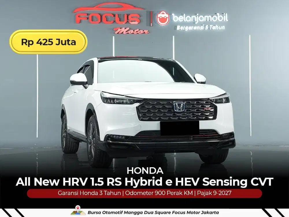 [GARANSI 5THN KM 900] Honda HRV HR-V HR V 1.5 RS Hybrid 2024/2025/2026