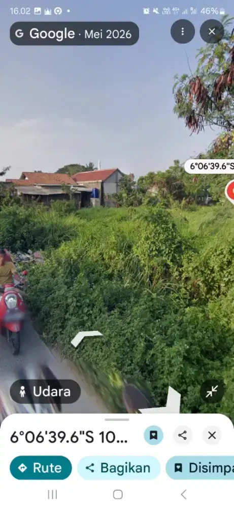 Dijual tanah komersil pinggir jalan raya