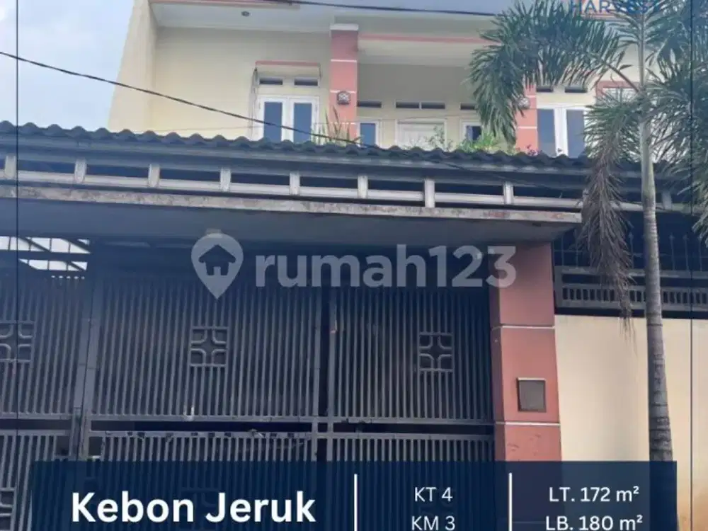 Rumah Dijual Murah Harga Bu di Kebon Jeruk