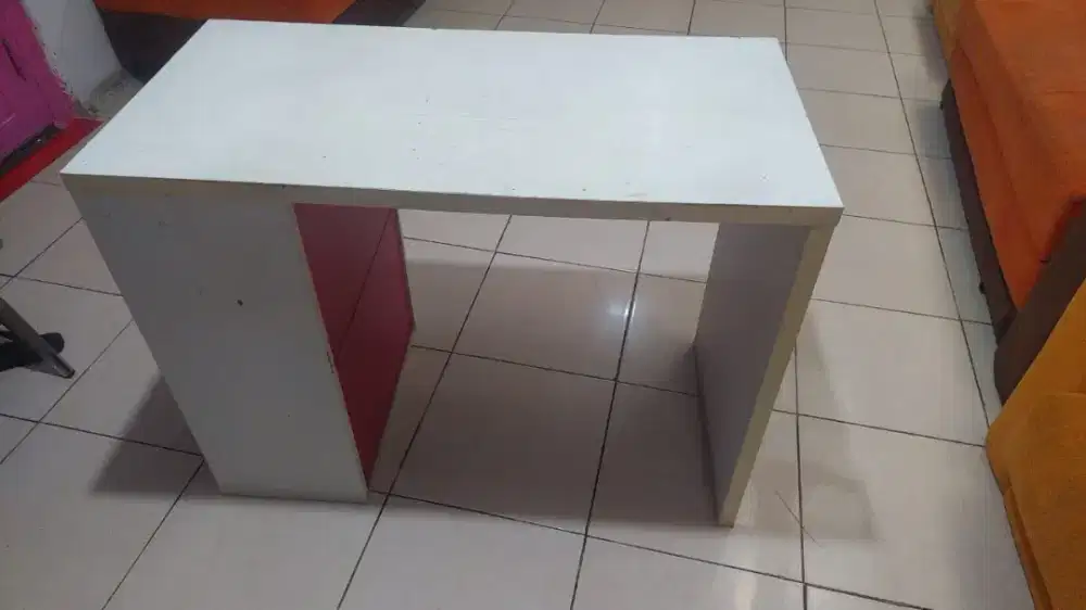 Jual Meja belajar + LACI meja kayu