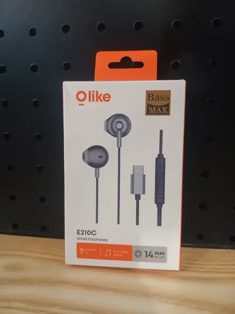 Olike E100C USB-C Wired Earphone Headset Kabel 120cm USB TYPE C