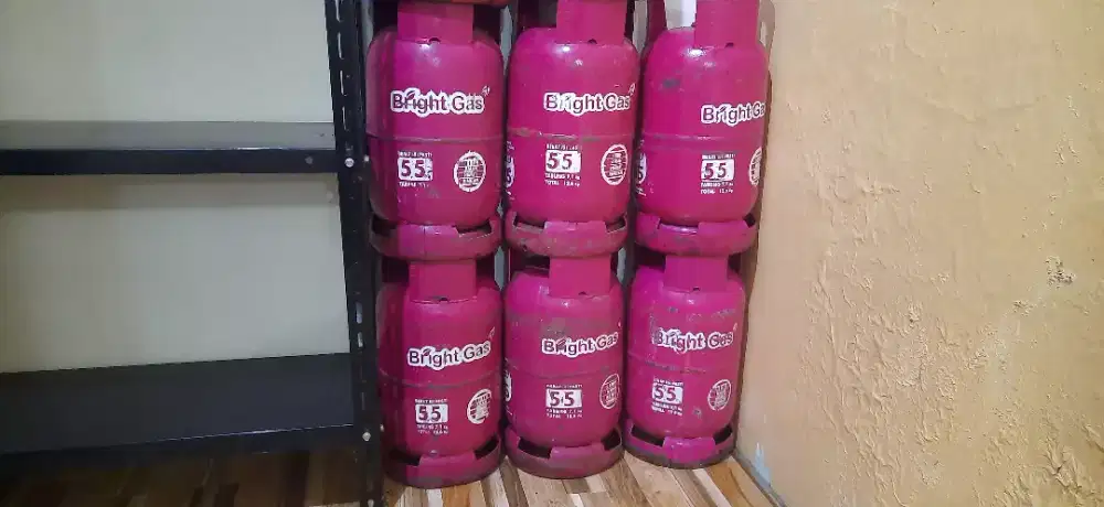 Tabung Gas Elpiji Pink 5.5 Kg Bright Gas LPG 5kg Kosongan