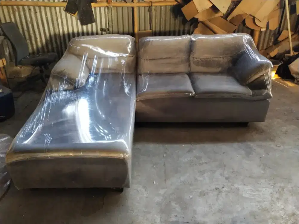 Sofa L santai pillow top