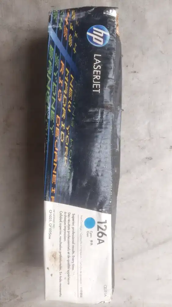 3 pcs tinta/toner printer hp laserjet color