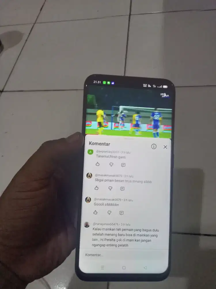 Oppo F11 4/128 garansi resmi