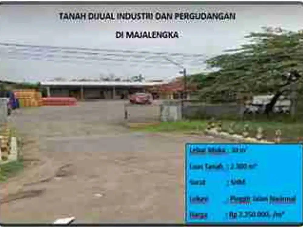 Tanah industri dan pergudangan Majalengka