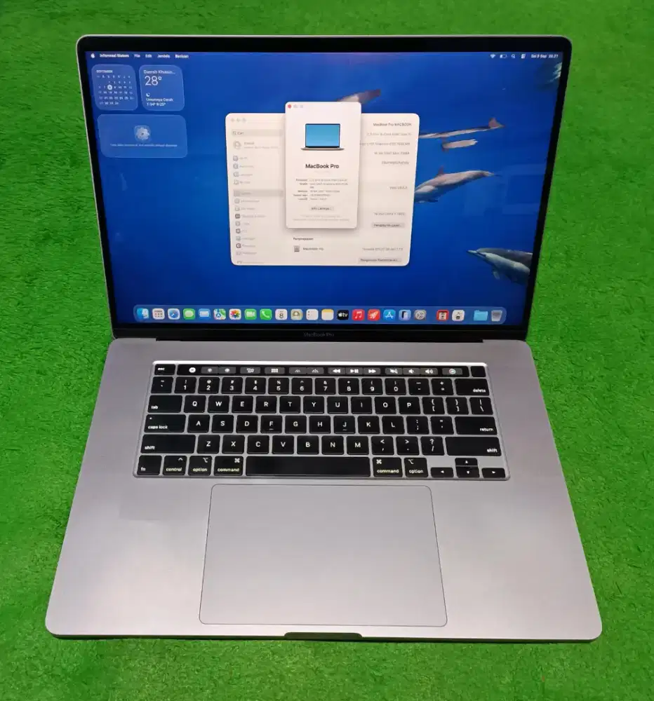 MacBook Pro 2019 16inch i9 16/1 TB Grey Touchbar Dual VGA Murah