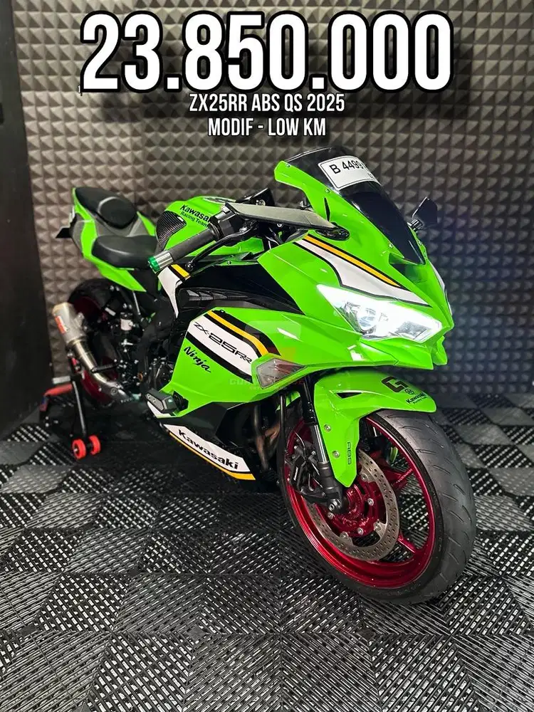 ZX25RR OR ZX 25 RR ABS QS 2025 MODIF LOW KM PAJAK ON RAWATAN SUPERB