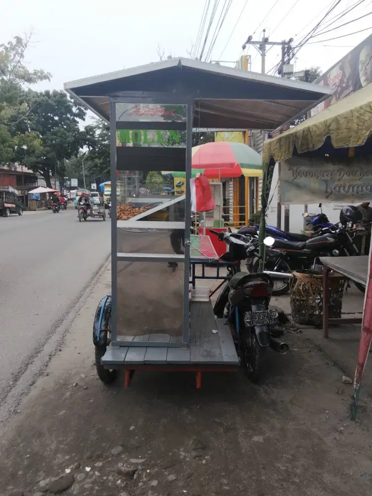 Jual becak plus steling Supra 2011 masih sehat