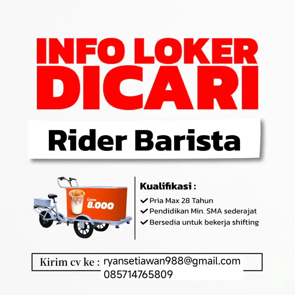 Rider Barista Sekian Kopi