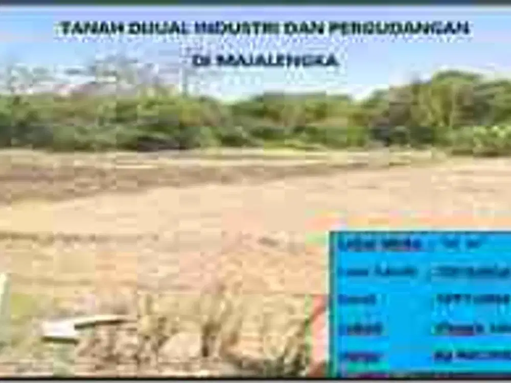 Tanah industri dan pergudangan Majalengka