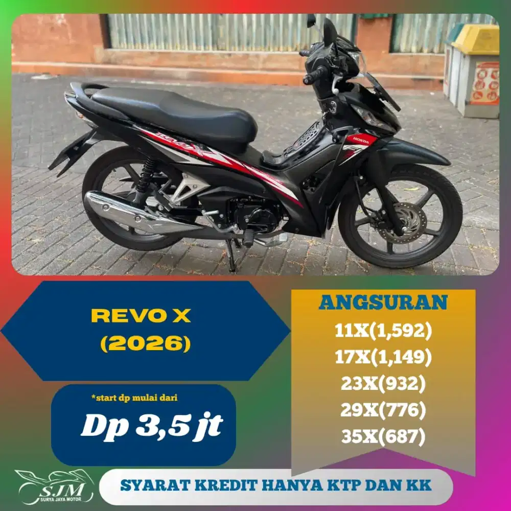 HONDA REVO X 2026 MESIN HALUS