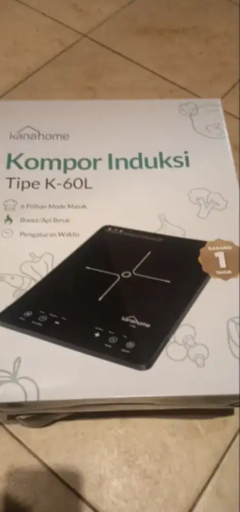 Kompor listrik baru blm dipake