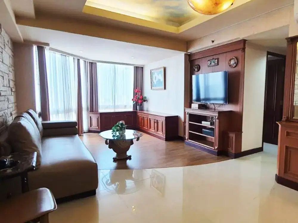 Disewa 175jt, 2 Bedroom 88m2, Fully Furnished, Taman Anggrek Condominium