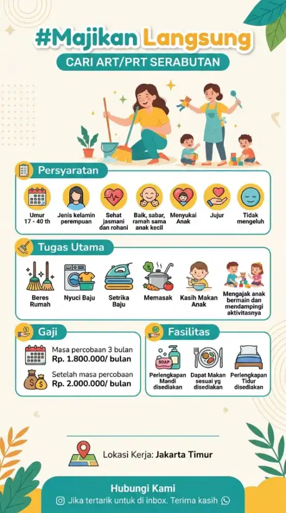 Lowongan ART Serabutan