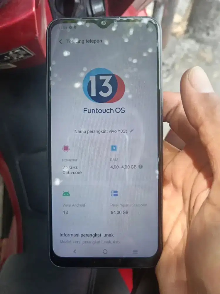 Vivo y02t ram 4/64