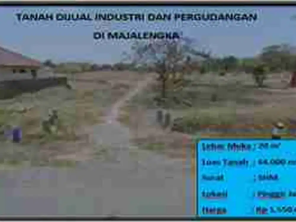 Tanah industri dan pergudangan Majalengka