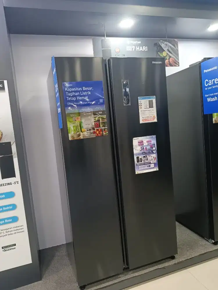 Cicilan kulkas panasonic promo bunga ringan hingga 24 bulan