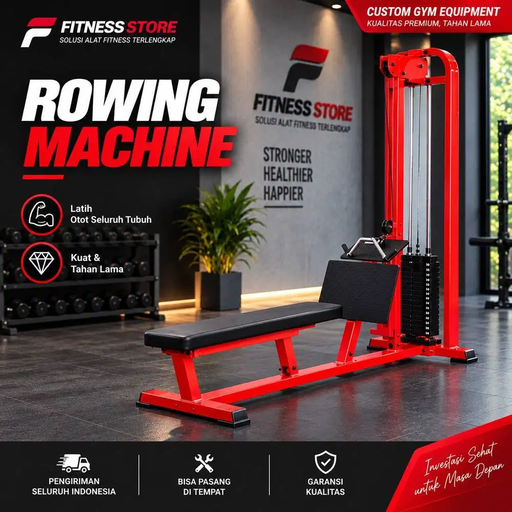 Rowing Machine – Alat Fitness Latihan Seluruh Tubuh