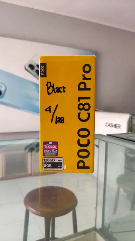 POCO C81 PRO 4+4/128 GARANSI RESMI BARUU