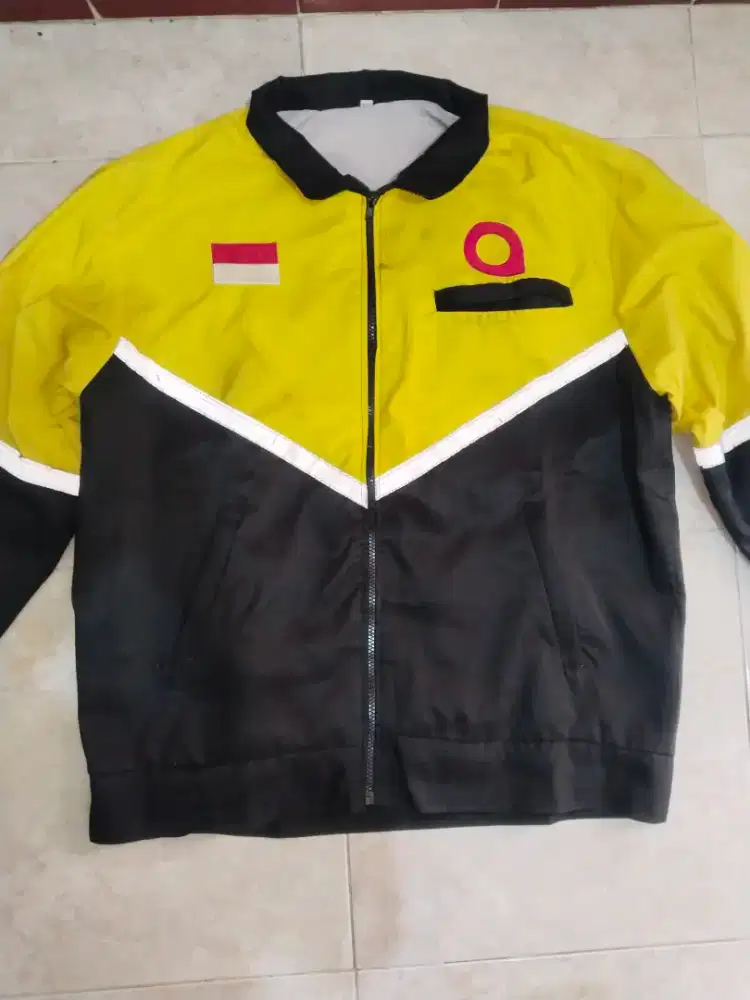 jual jaket ojol maxim ukuran xxl.