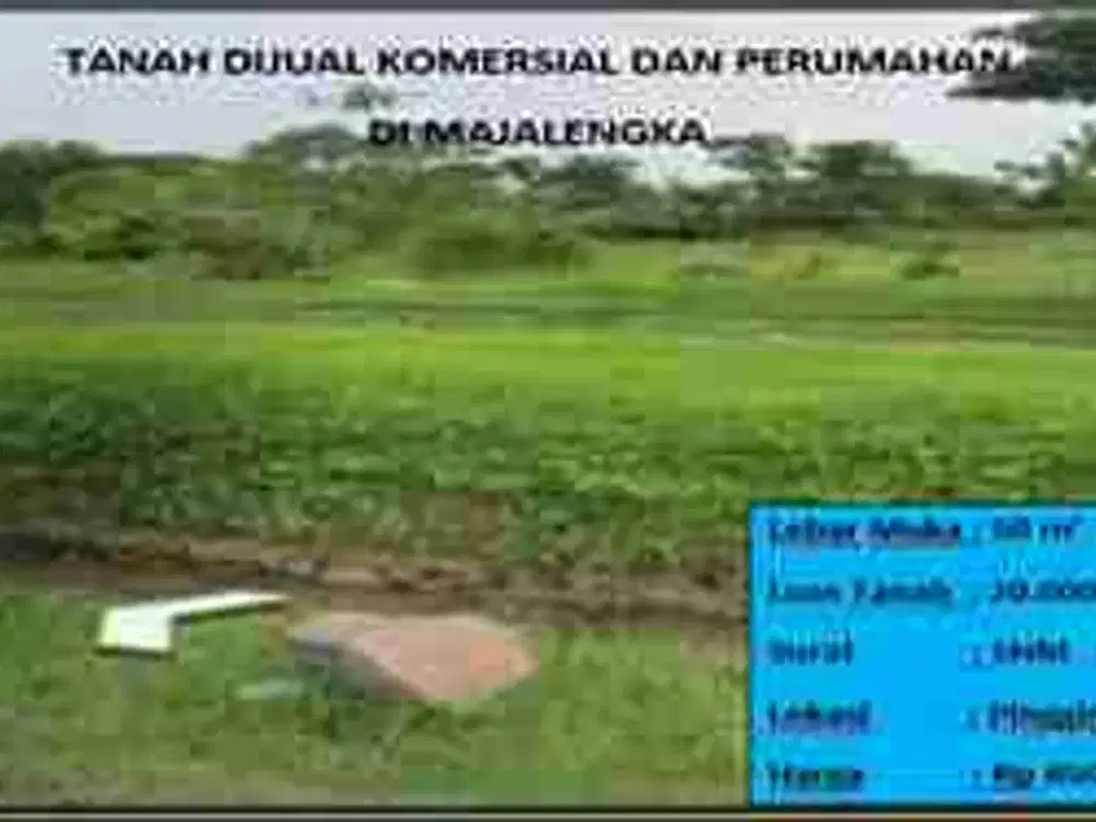 Tanah komersial dan pemukiman majalengka