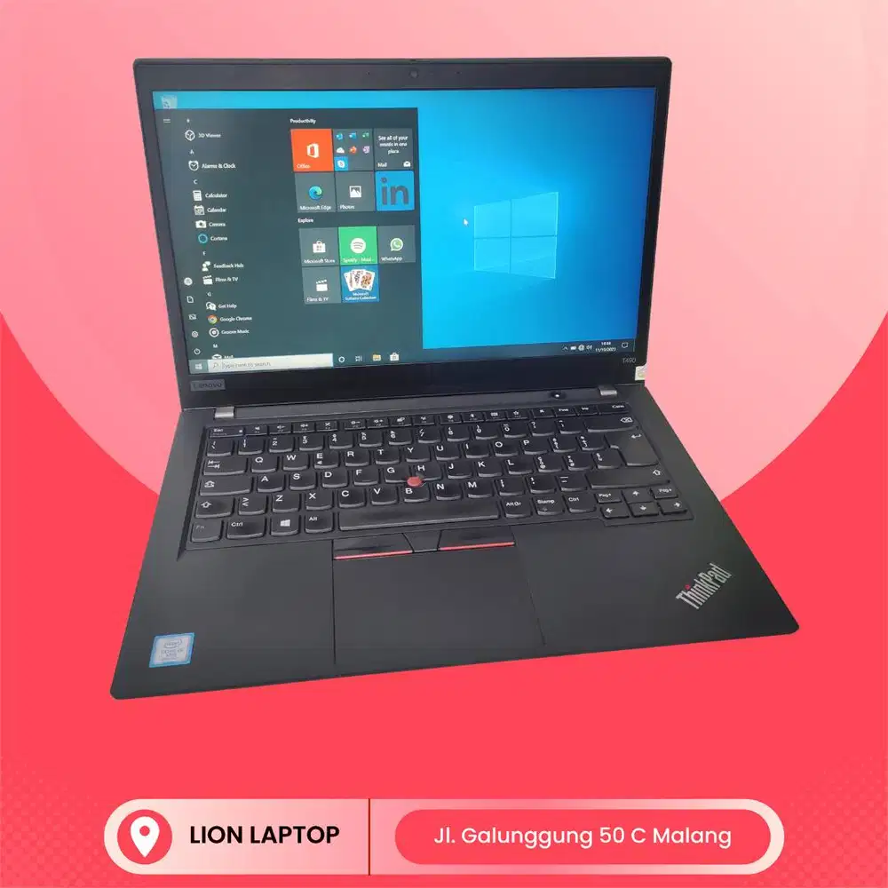 RAM 16GB i5 Gen 8 SSD 256GB Lenovo Thinkpad T490 [10|09]