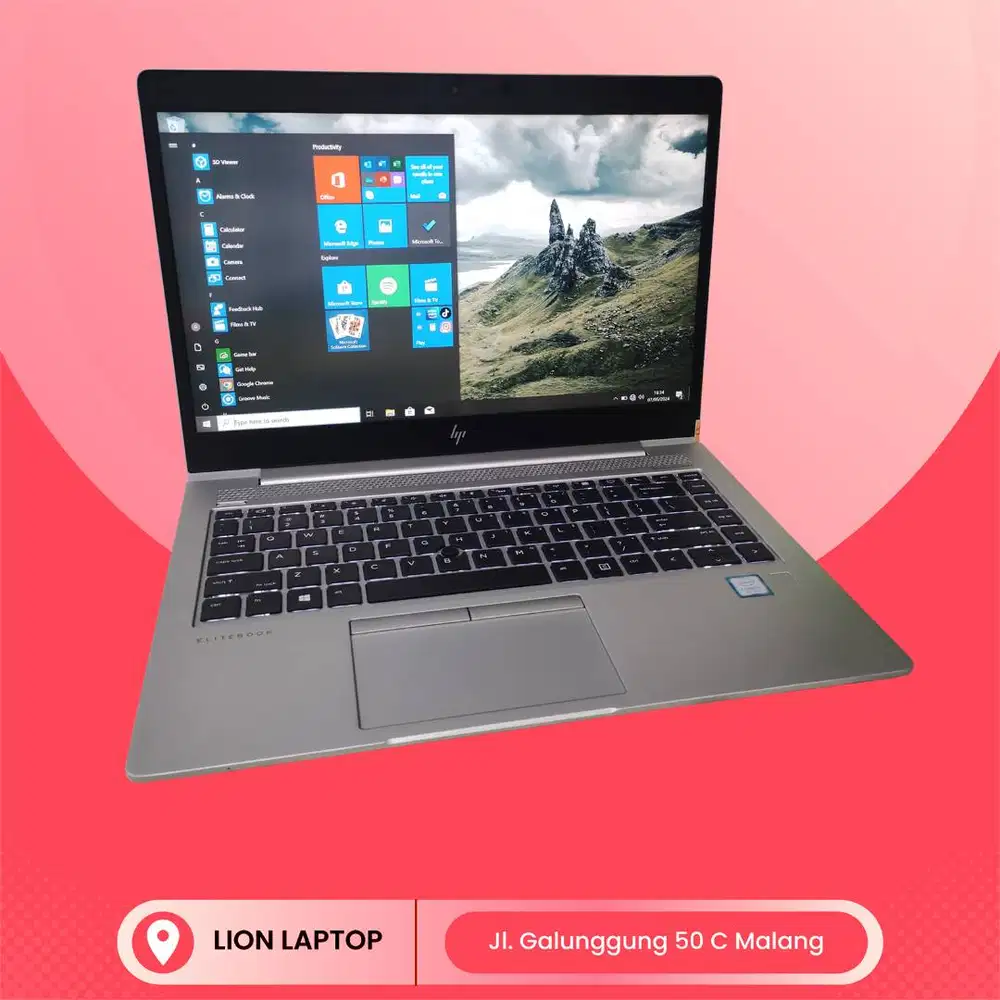 Core i5 Gen 8 RAM 8GB SSD 256GB HP Elitebook 840 G5 [10|09]