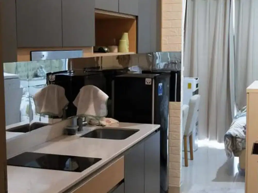 Dijual 750juta, Tipe Studio, Fully Furnished, Low Floor, Taman Anggrek Residences