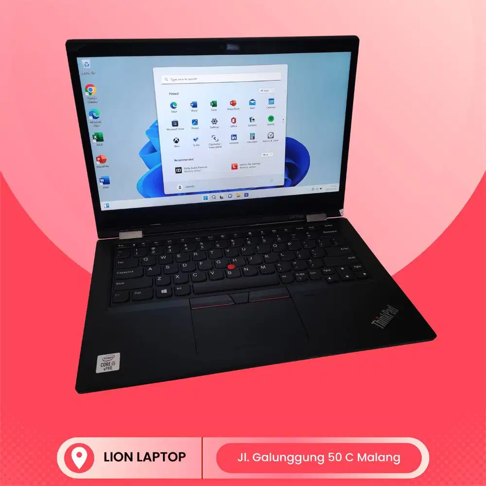RAM 16GB Core i5 Gen10 Flip 360° SSD 256GB Lenovo Thinkpad YOGA L13 [1