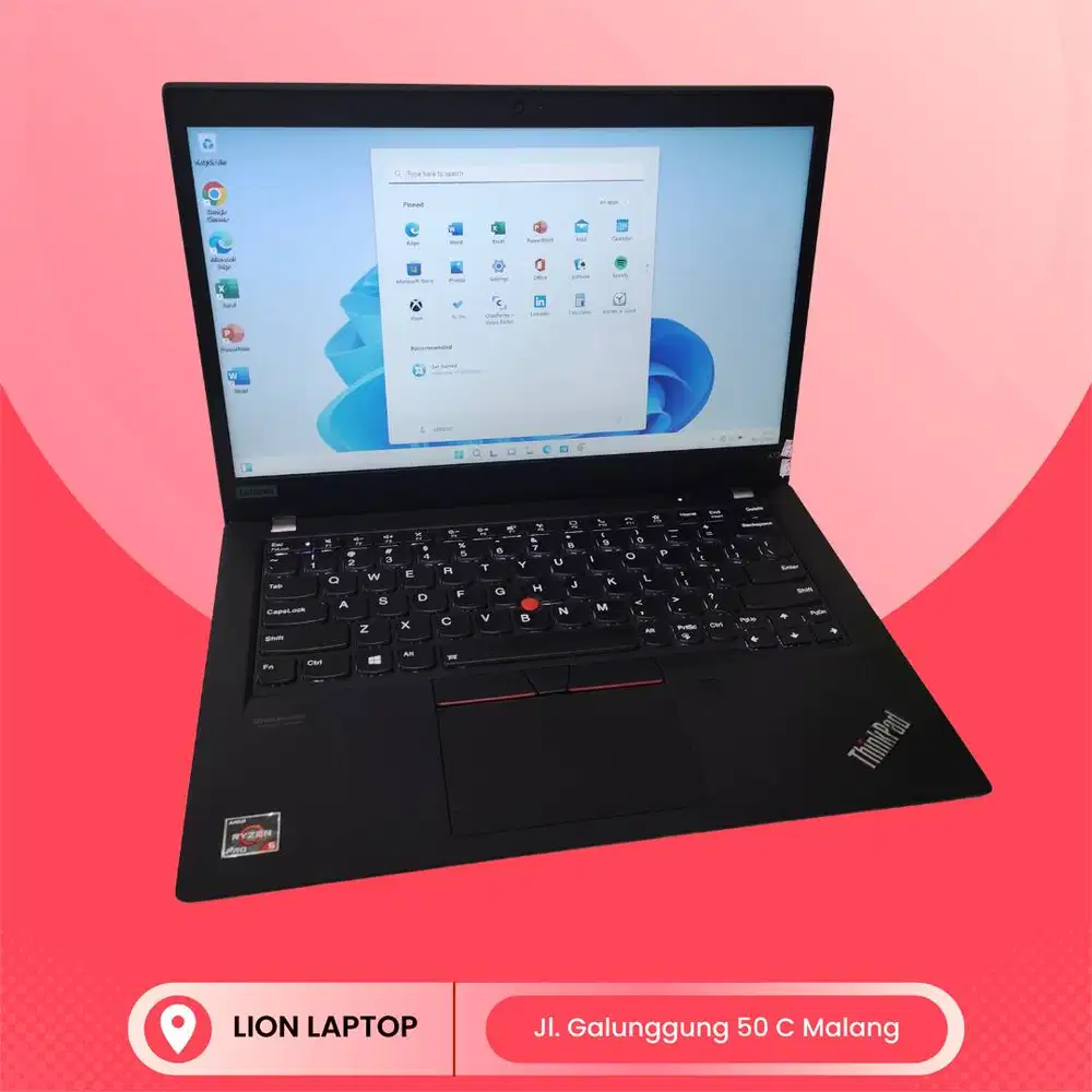 RAM 32GB AMD Ryzen 5 PRO-4650U Lenovo Thinkpad X13 SSD 256GB [10|09]