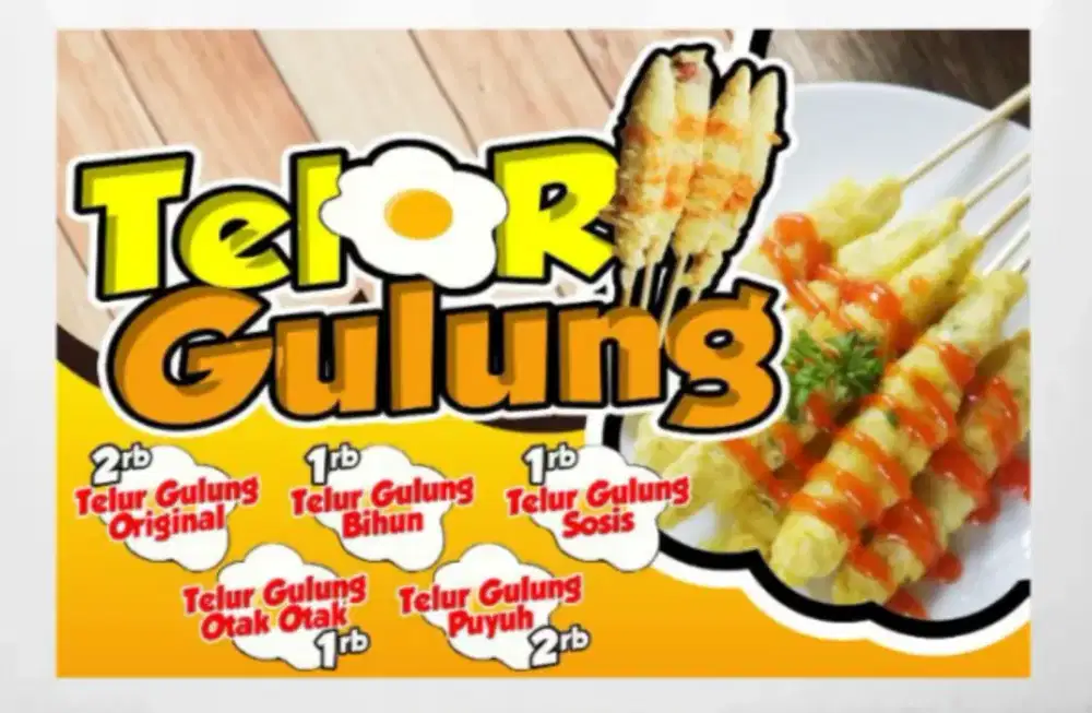 Lowongan dagang telur gulung