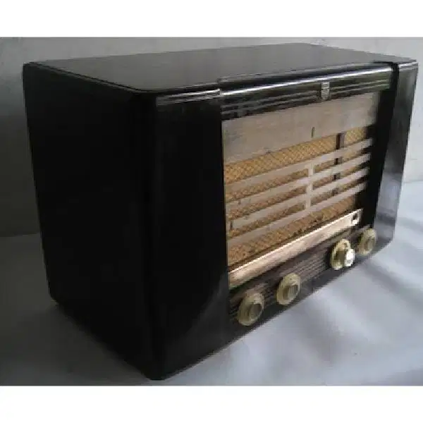 Original Unik Model Hollansche Radio PHILIPS tube art deco style