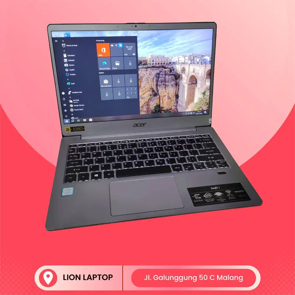 Super Slim Core i5 Gen 8 8/25 Acer Swift 3 SF313-51 [10|09]