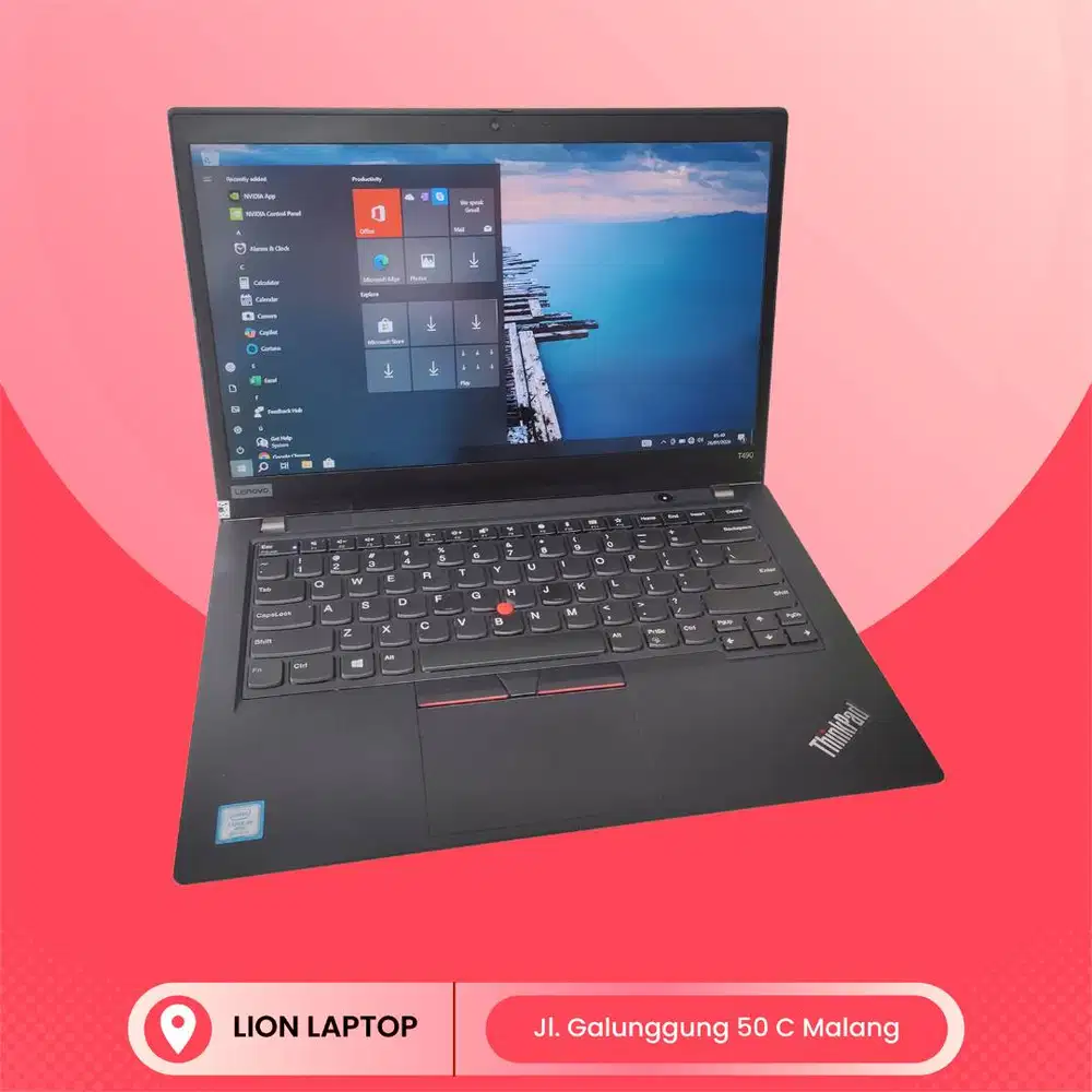 Double VGA NVIDIA Core i5 8/256 Slim Lenovo Thinkpad T490 [10|09]