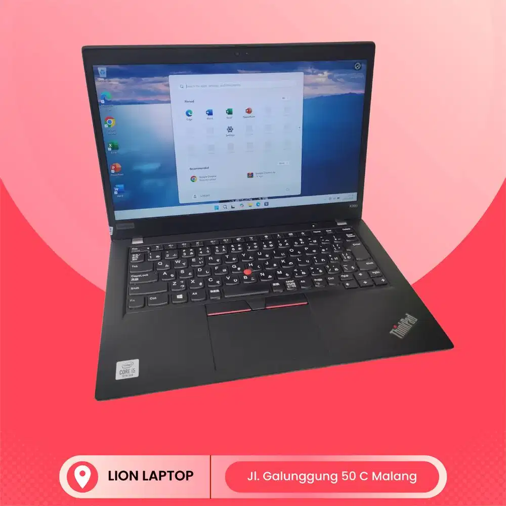 i5 GEN 10 Murah RAM 8GB Lenovo Thinkpad X390 [10|09]