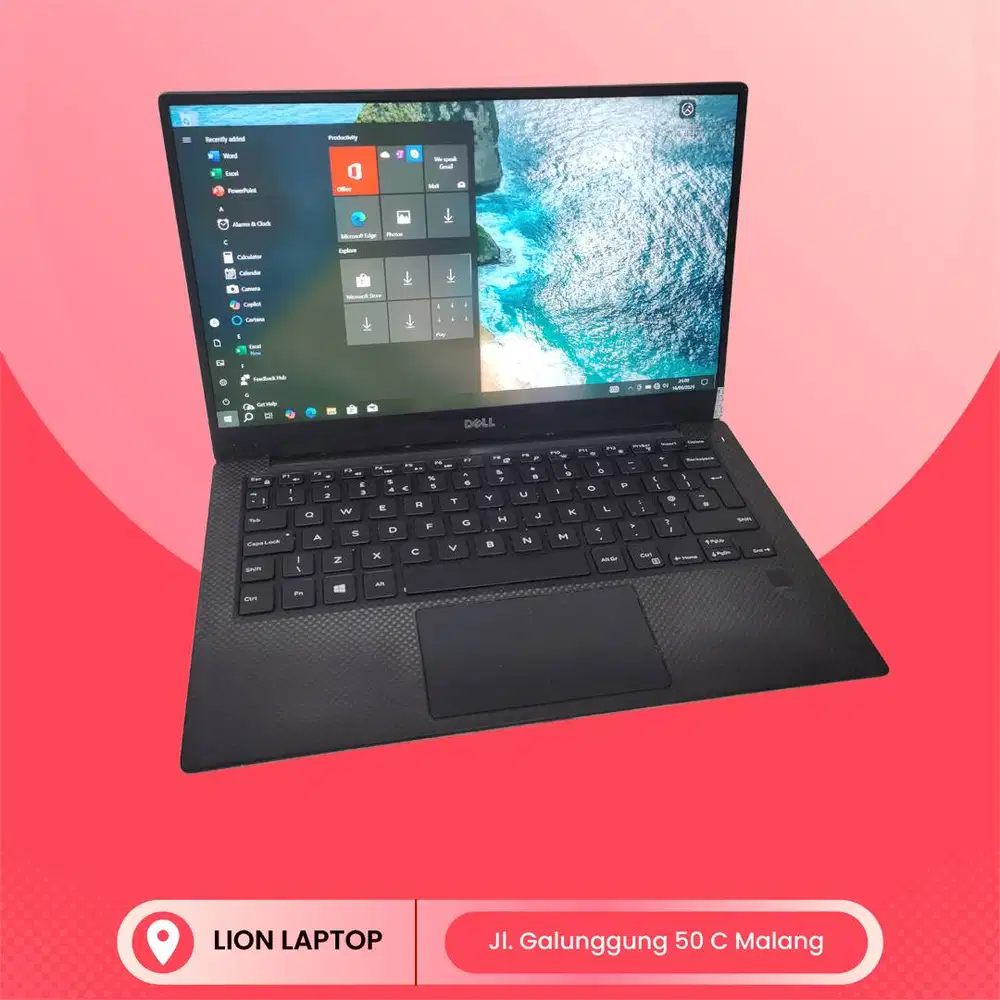 Slim & Ringan Core i7 RAM 8 SSD 256 DELL XPS 13 9360 [10|09]