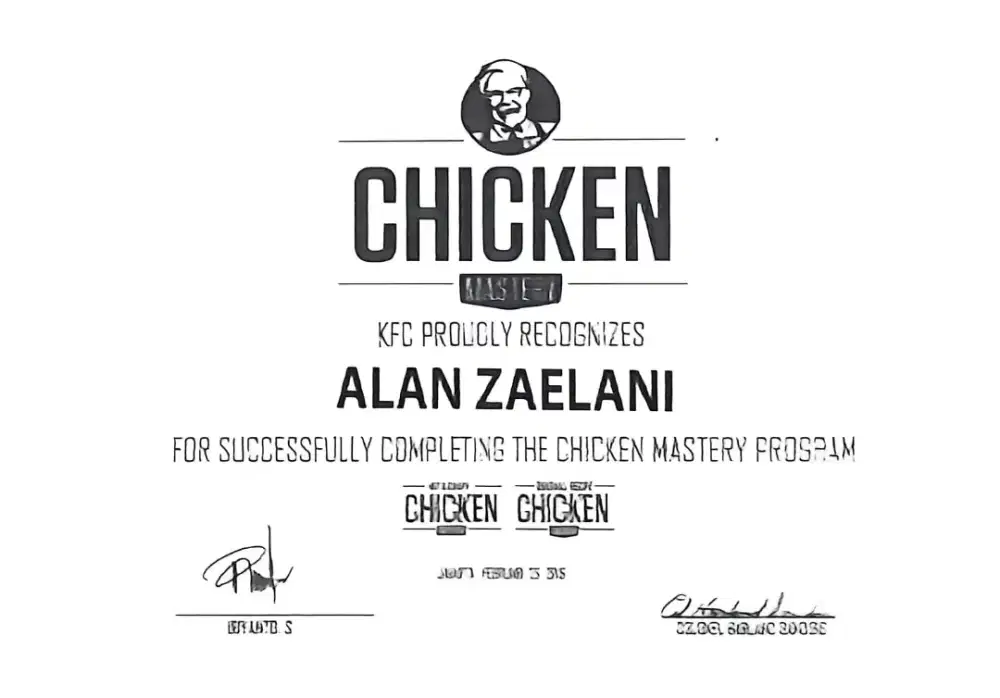 Pelatihan membuat fried chiken sampai bisa