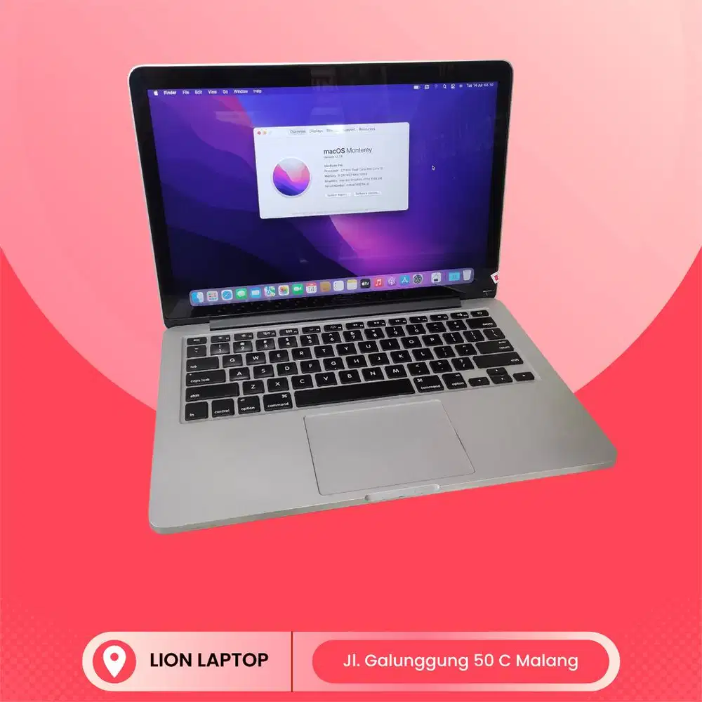 Macbook Pro Retina Core i5 Late 2013 Mulus [10|09]
