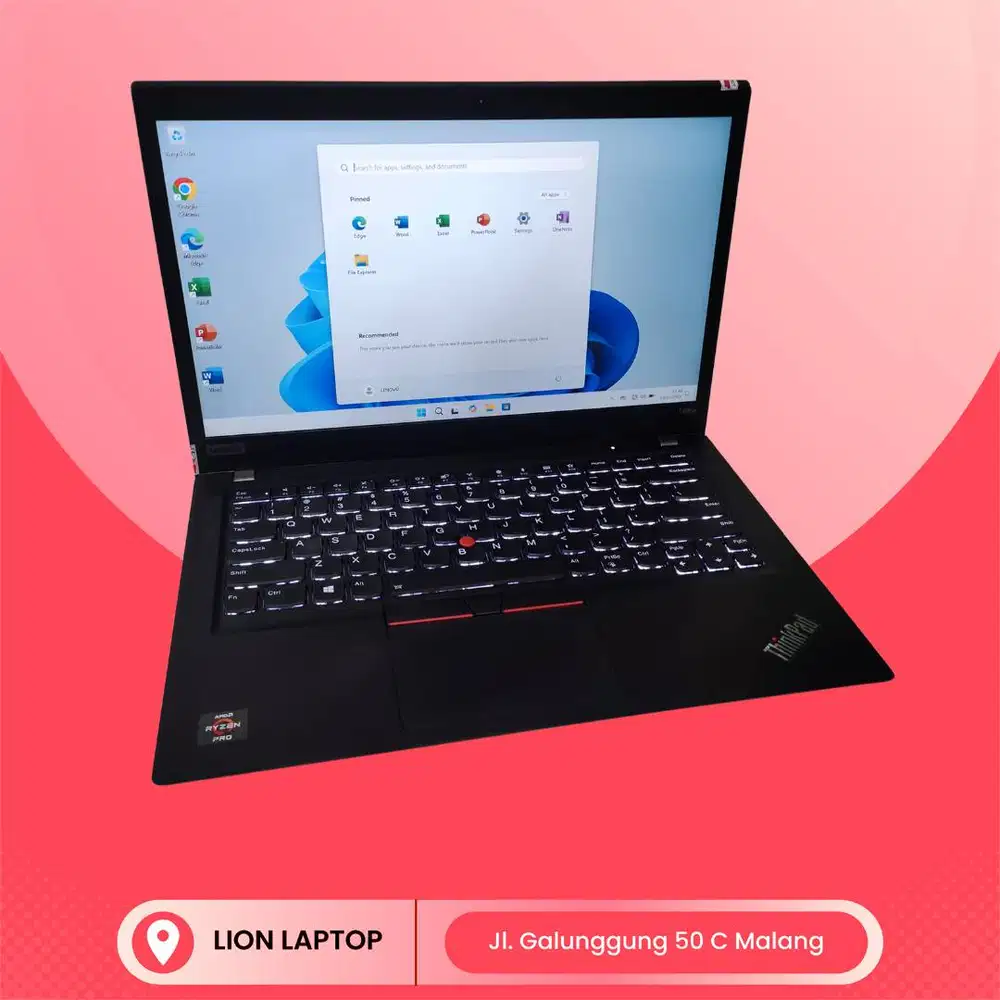 RAM 16GB AMD Ryzen 7 4Ghz VGA 2GB Lenovo Thinkpad T495s [10|09]