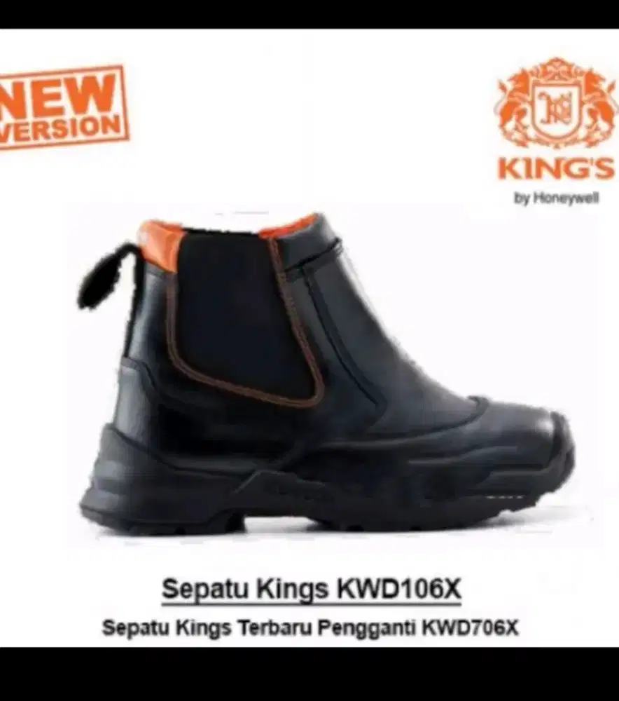 Sepatu safety KING KWD106X ukuran 41dan 43