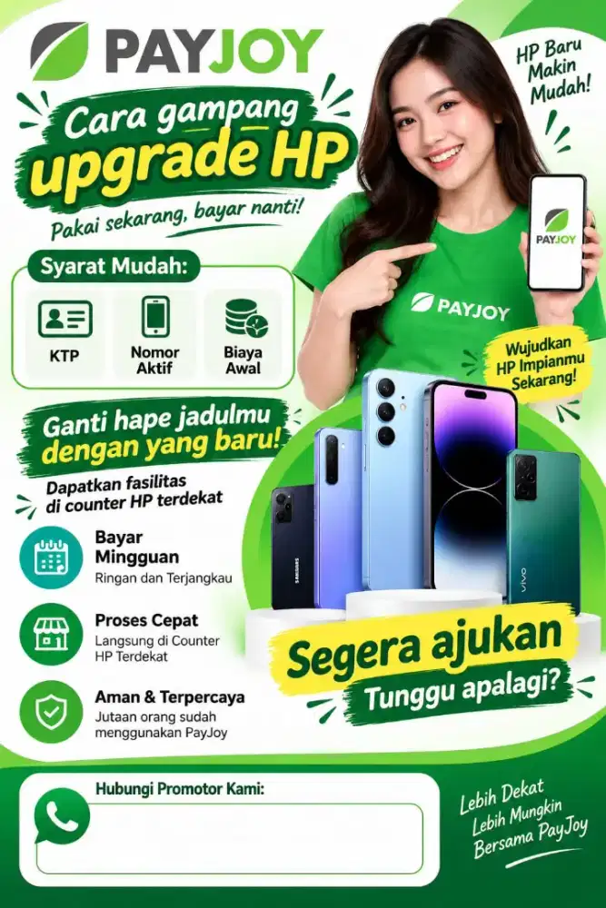 Upgrade Handphone Area Brebes, Tegal, Pemalang
