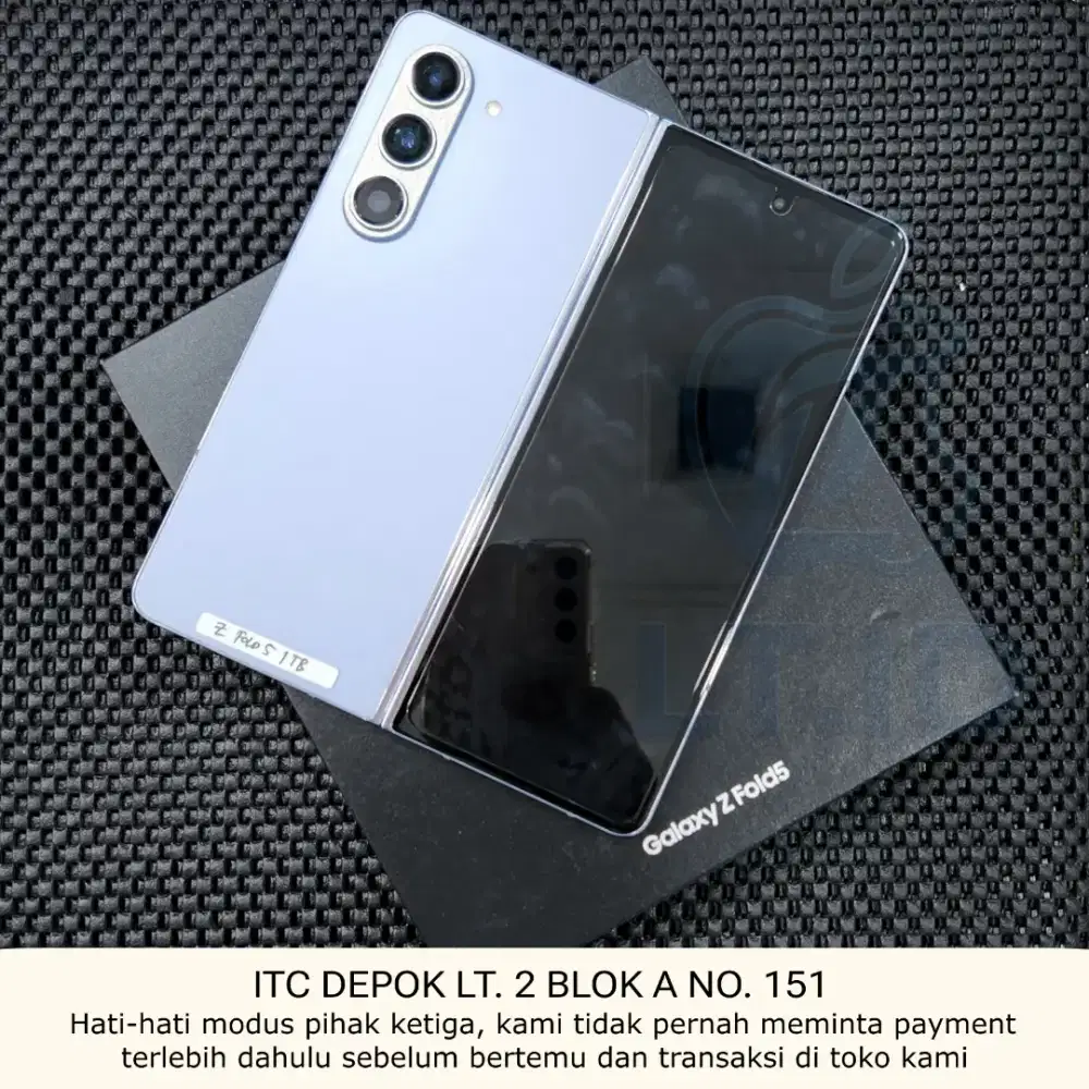 Samsung Z Fold 5 1TB Fullset ori SEIN Free Adapter