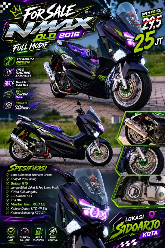Yamaha Nmax Old Modifikasi